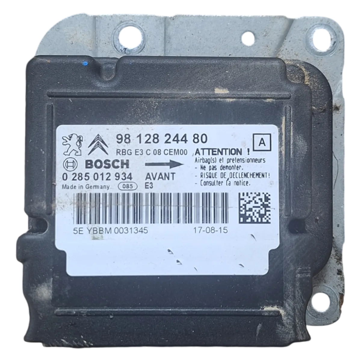 Citroen C4 Cactus 14-18  centrala airbaga    9812824480   0285012934