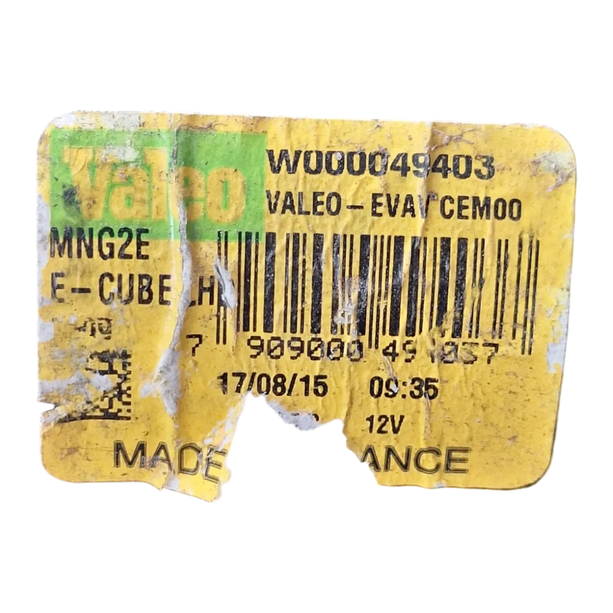 Citroen C4 Cactus   14-18  motorić brisača prednji    W000049403   W000032450   9801001580