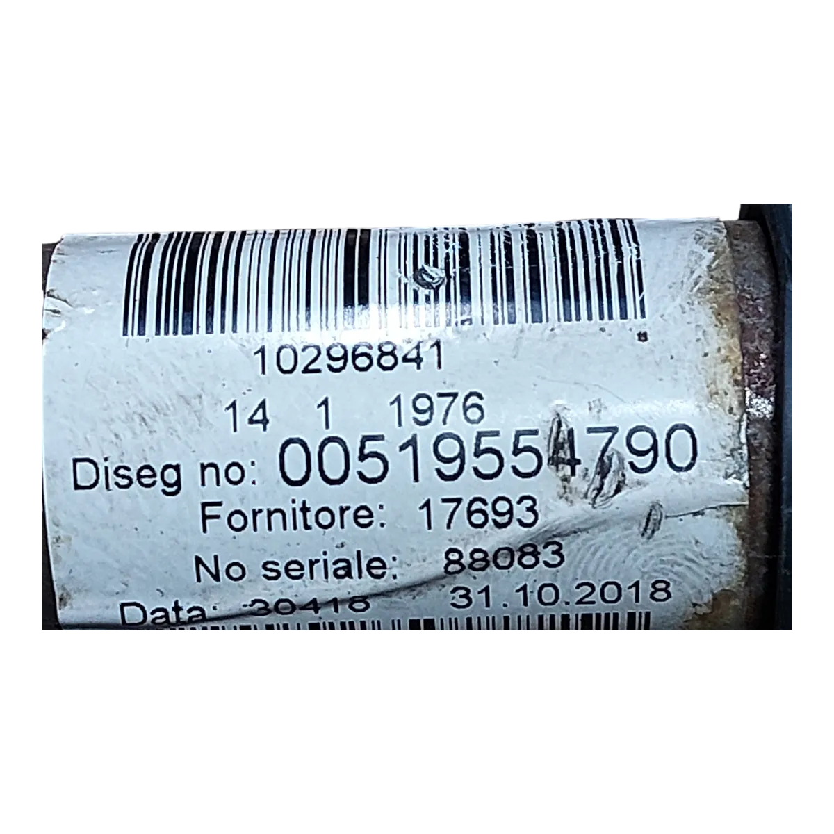 Fiat 500 Abarth 1.4 Turbo 07- poluosovina prednja desna  00519554790