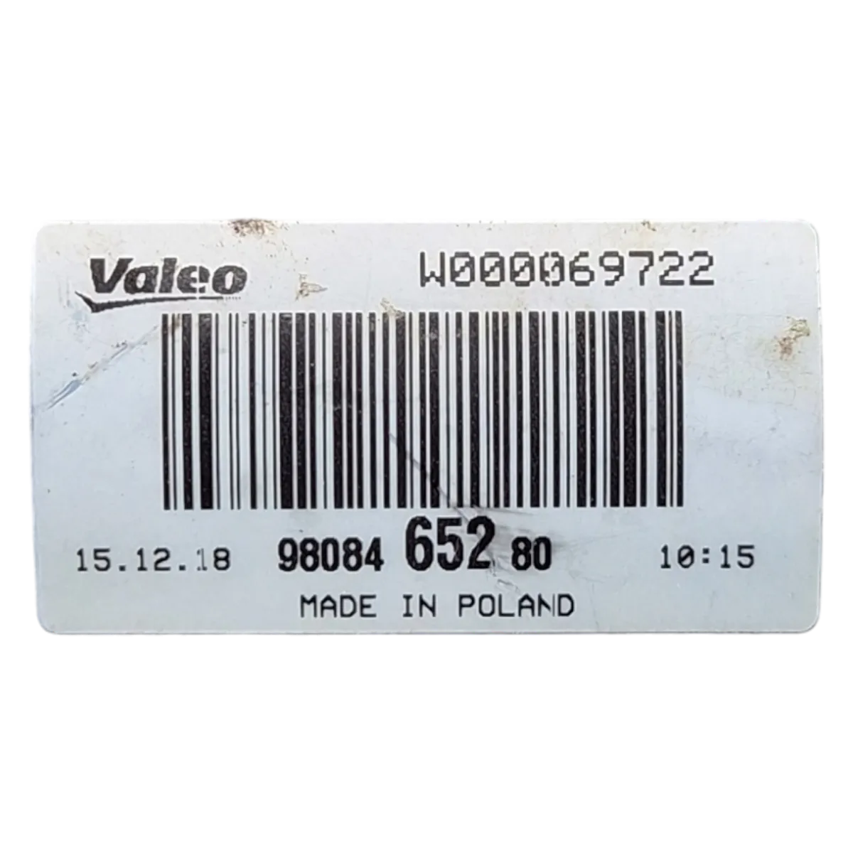 Peugeot Expert   IV  16-    škare brisača    W000067049   W000069722   9808465280