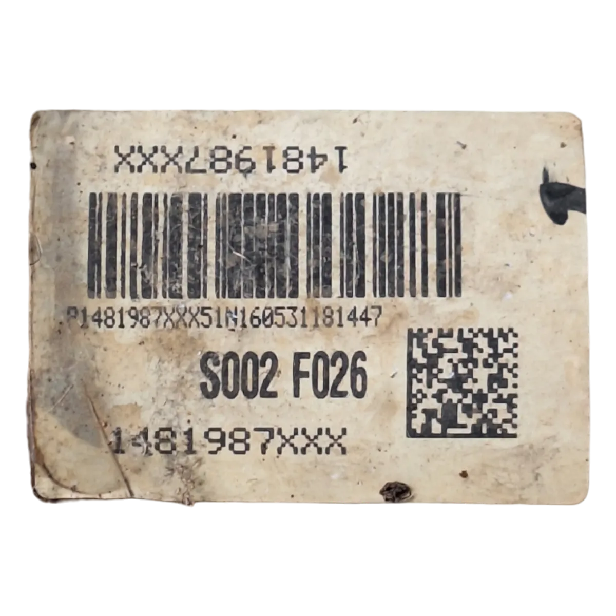 Peugeot 208  1.6 HDI  EURO VI 12-19  DPF/FAP katalizator/filter krutih čestica  S002F026