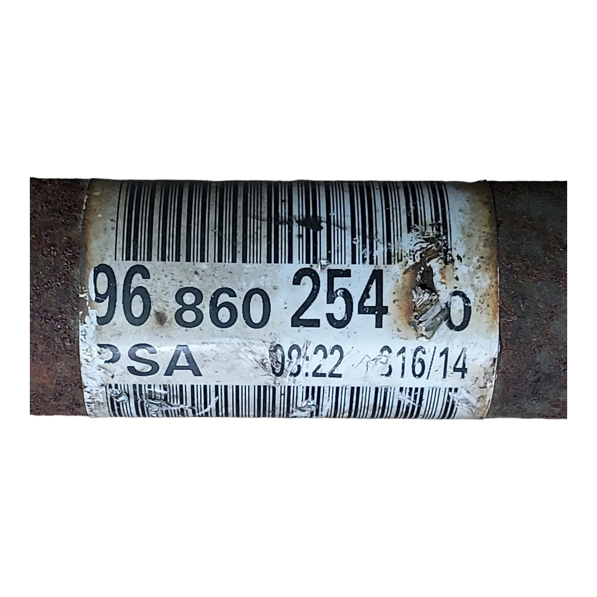 Peugeot 208 1.6 HDI  12-19  poluosovina prednja  desna  9686025480
