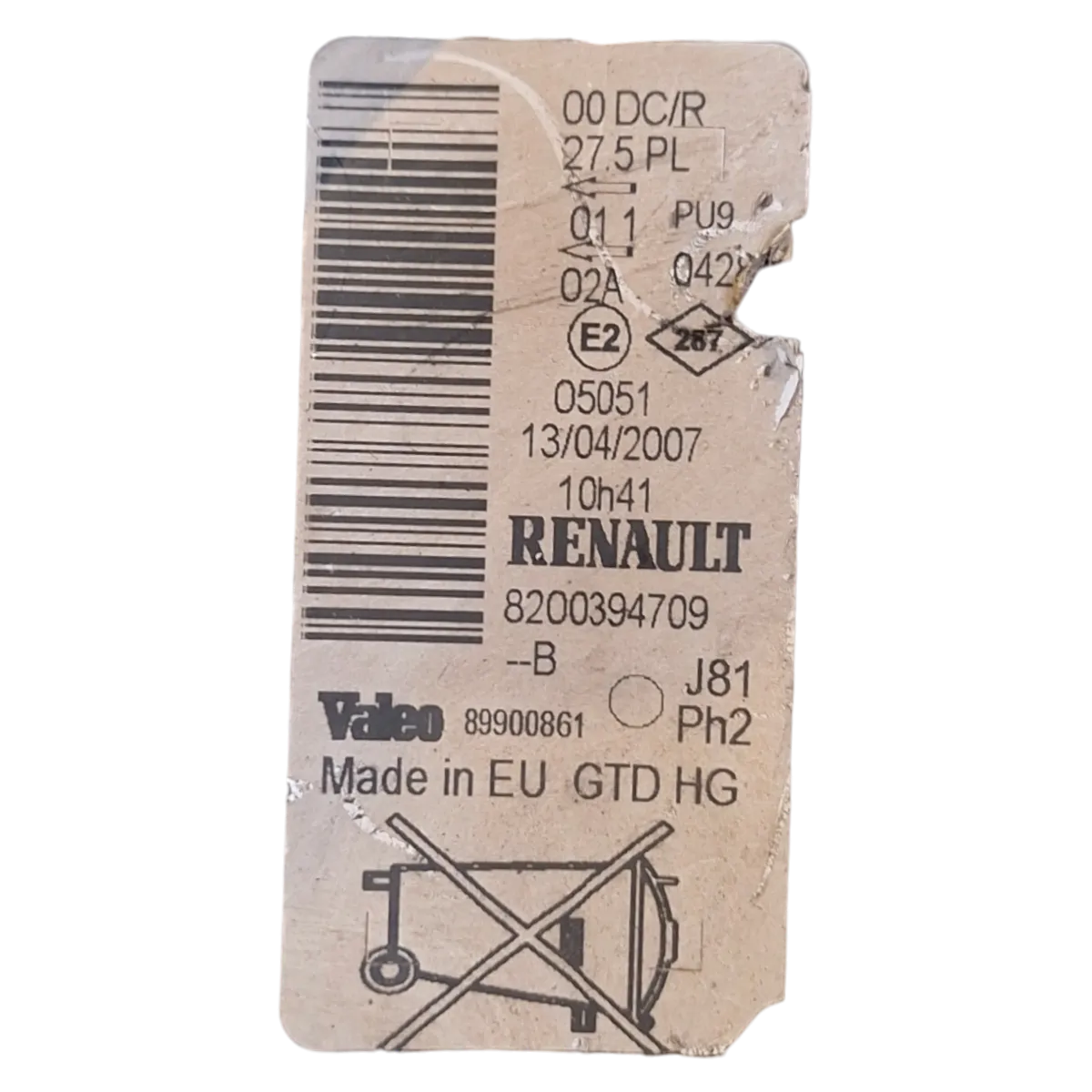 Renault Espace IV  02-15   far prednji lijevi   8200394709  PUKNUTA KOPČA