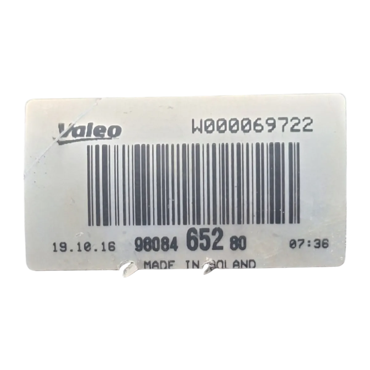 Peugeot Expert   IV  16-    škare brisača    W000067049   W000069722   9808465280