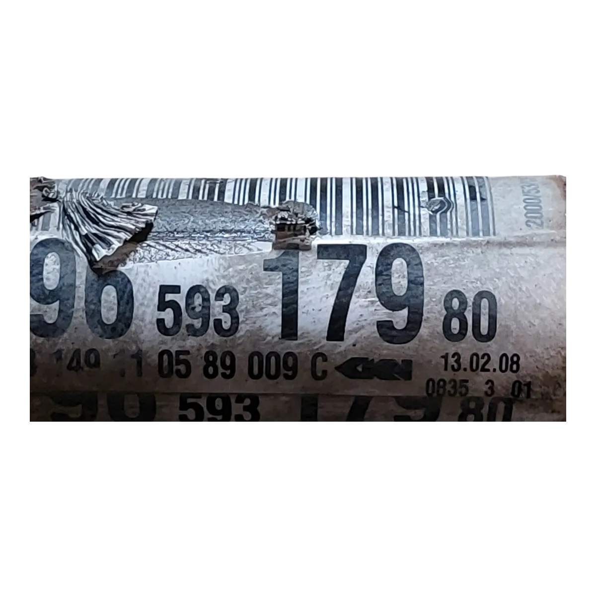 Peugeot 207 1.4 VTI 07-13 poluosovina prednja desna 9656135080