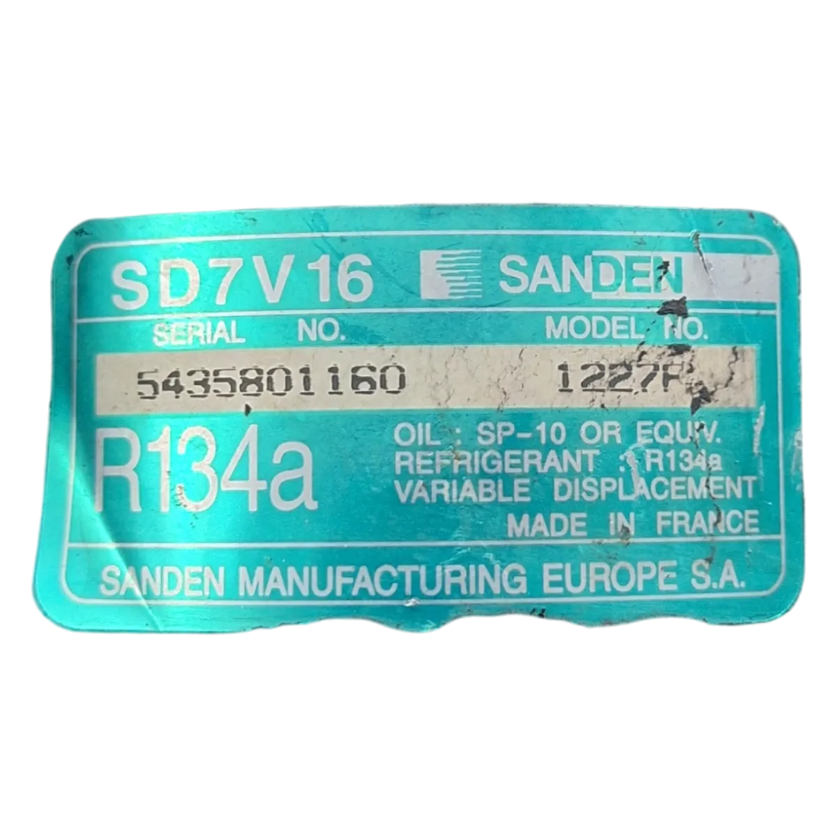 Citroen Xsara Picasso  2.0 HDI  99-11  kompresor klime   SD7V16   9613260680