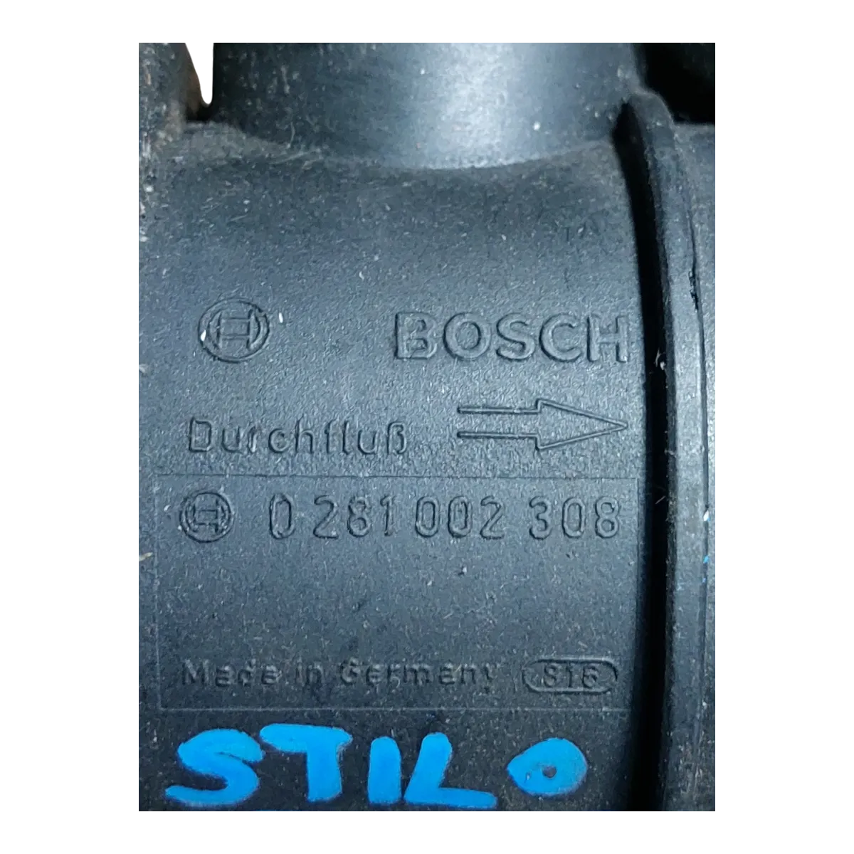 Fiat Stilo   1.9 JTD   01-10     mjerač protoka zraka  0281002308   46559804 55193048  60816137