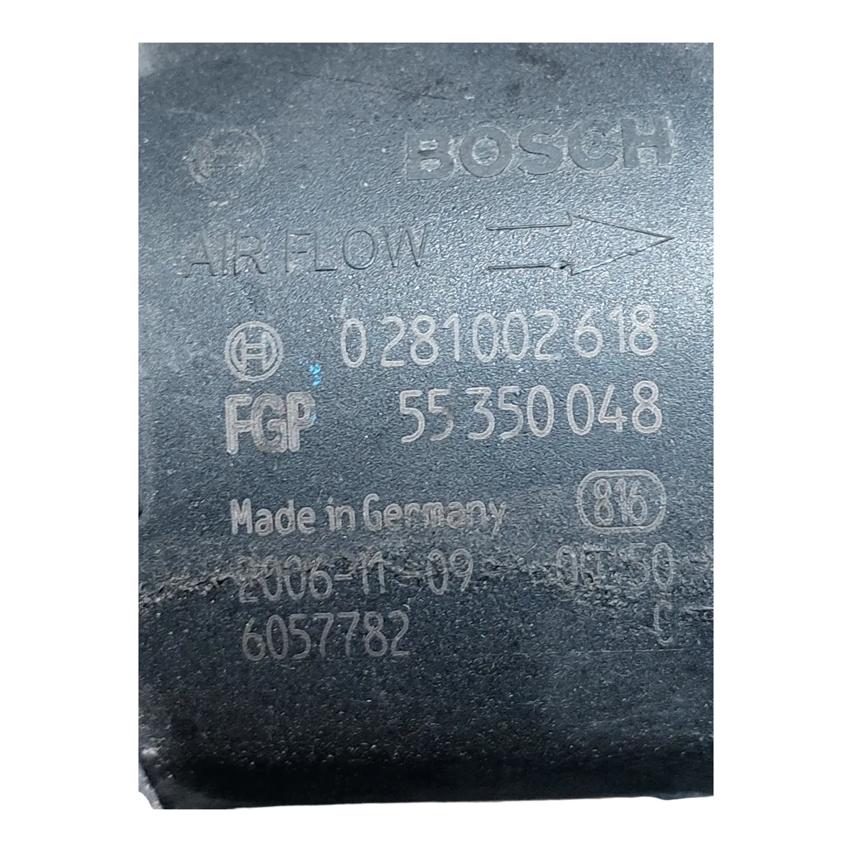 Suzuki SX4  1.9D   06-13   mjerač protoka zraka 0281002618 55350048  1380079J50000