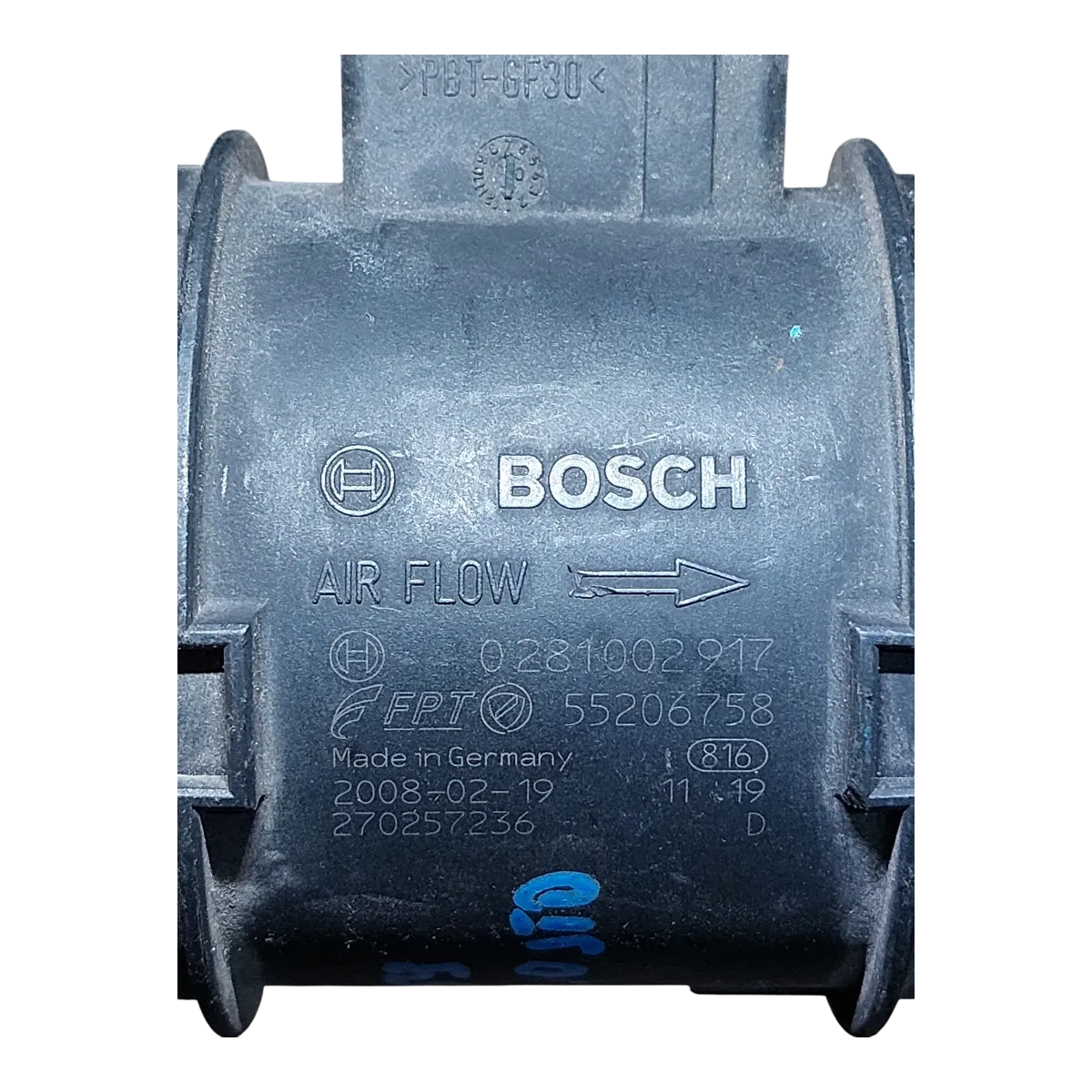 Fiat Bravo 1.6 M-jet  07-14  mjerač protoka zraka  0281002917  55206758  51782035