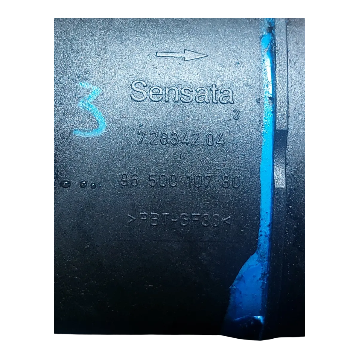 Peugeot 308 1.6 HDI  07-13  mjerač protoka zraka  72834204   9650010780