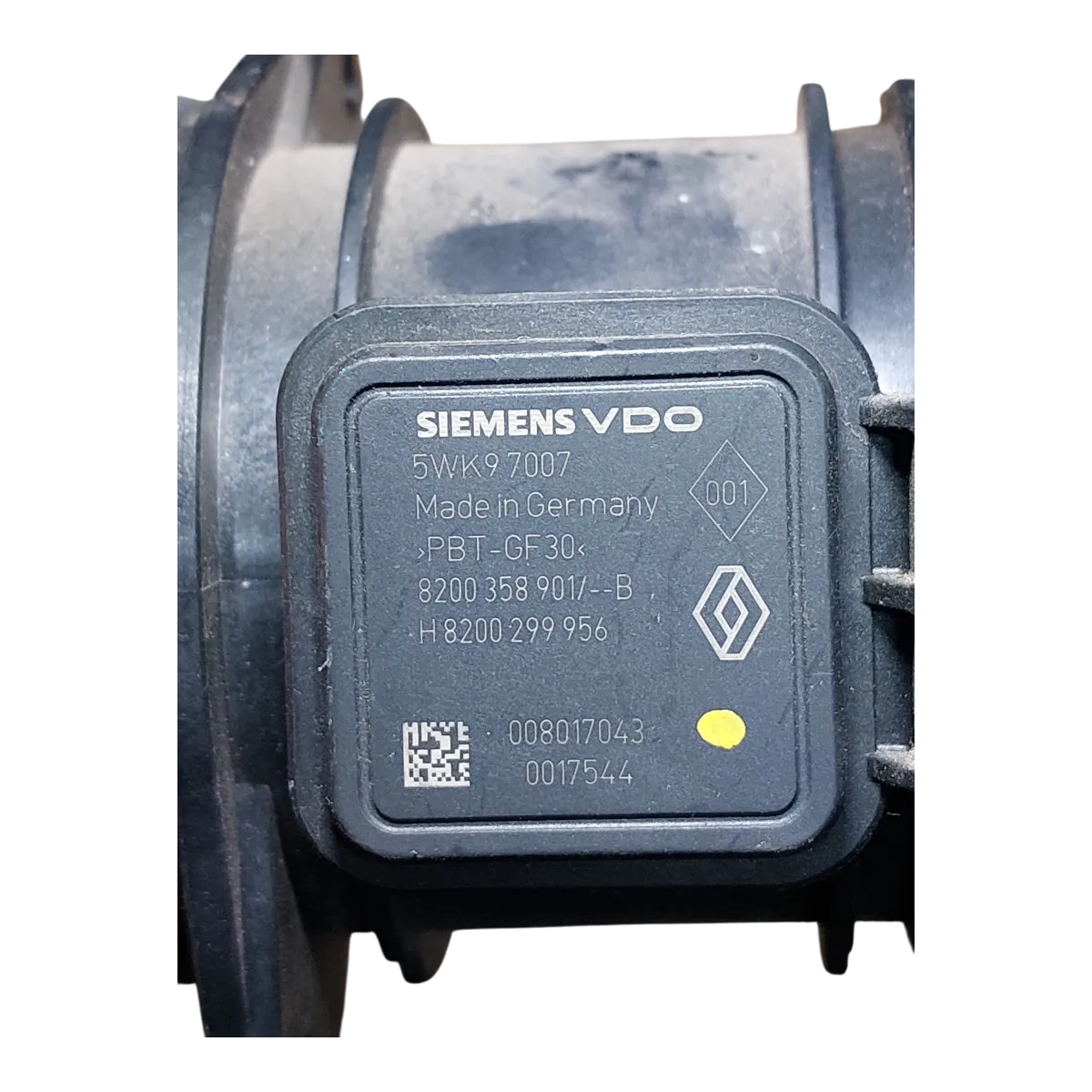 Renault Clio III  1.5 DCI  05-12   mjerač protoka zraka   5WK97007  8200358901   8200299956