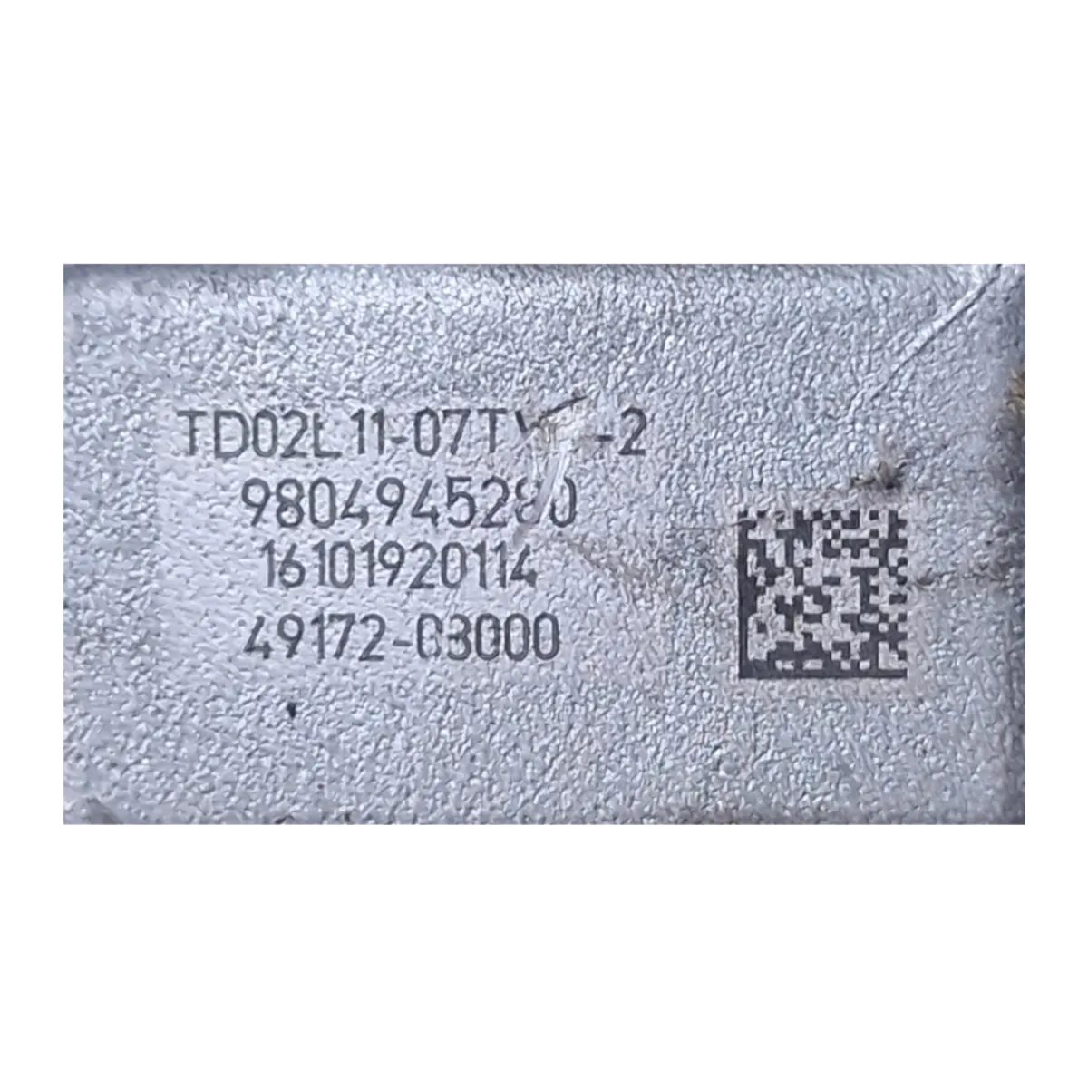 Citroen  C3  B618  1.6 HDI  EURO VI  16-     turbina   9804945280   4917203000