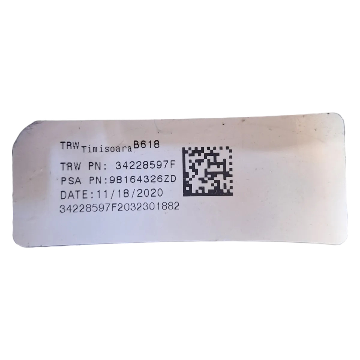 Citroen C3 B618   16-     volan /obruč volana  98164326ZD  34228597F