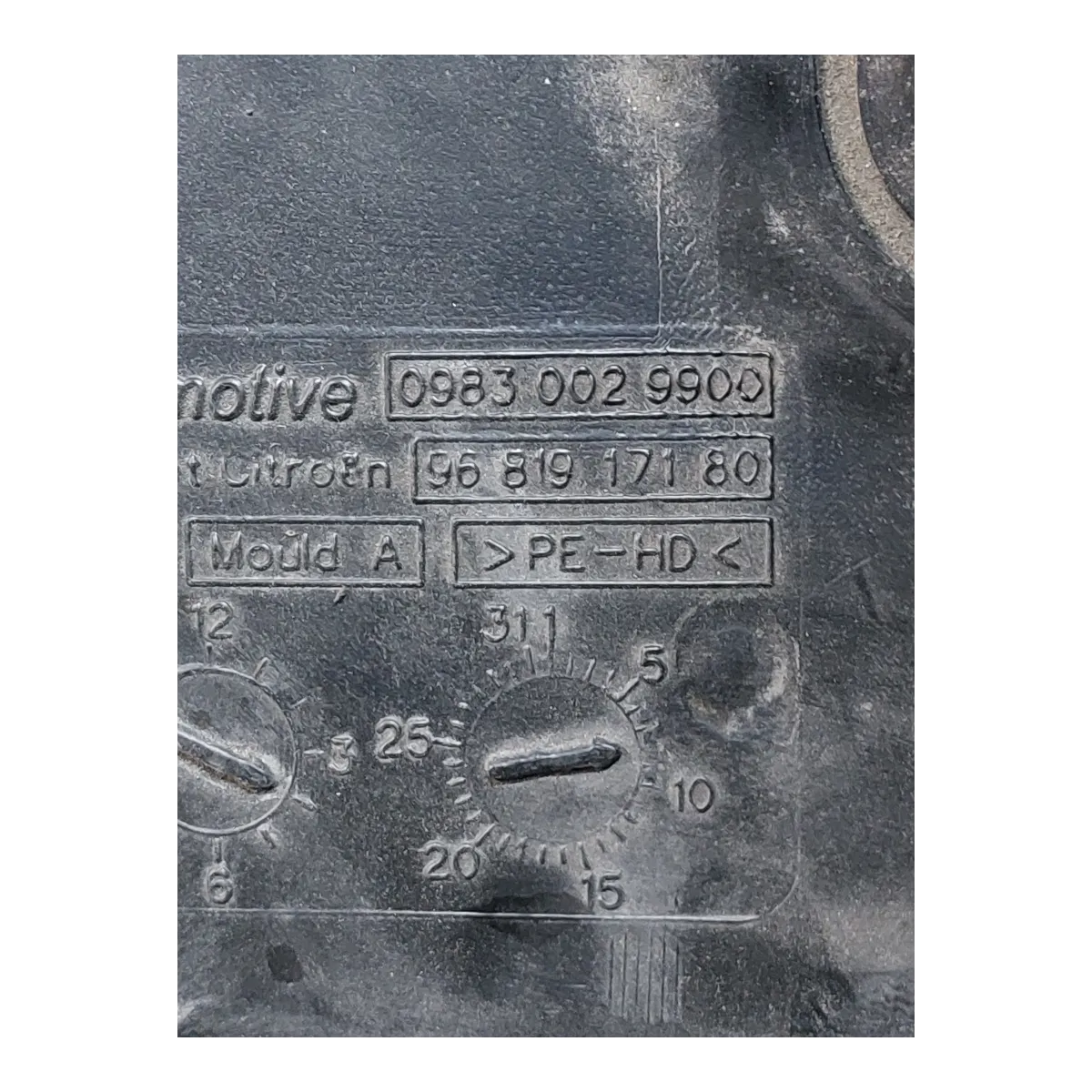 Peugeot 508 1.6 HDI 09-16 spremnik-rezervoar tekućine za čišćenje DPF/FAP filtera 09830029900 9681917180