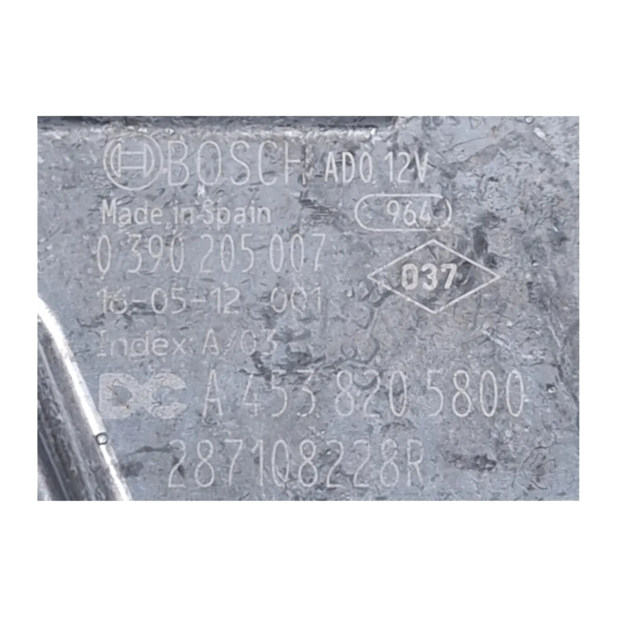 Renault Kadjar  15-    motorić brisača zadnji   0390205007  A4538205800  287108228R