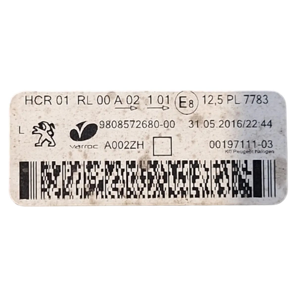 Peugeot  Expert IV  16-     far prednji lijevi    9808572680    puknuti nosač 1 kom