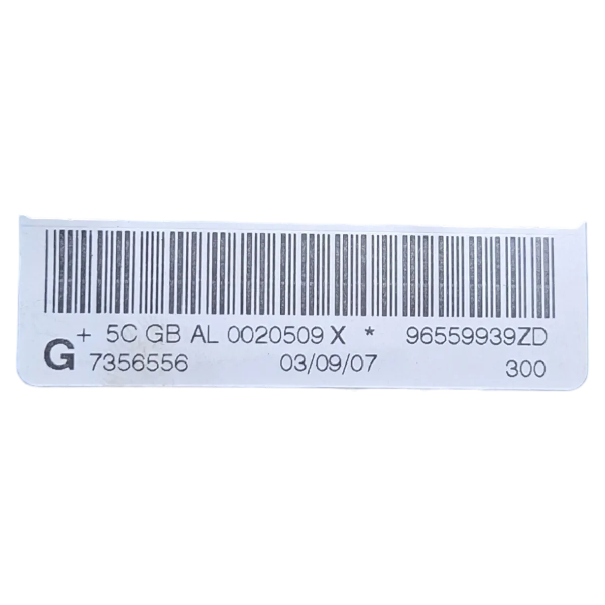 Peugeot 308   07-13   airbag/zračni jastuk za koljena     96559939ZD