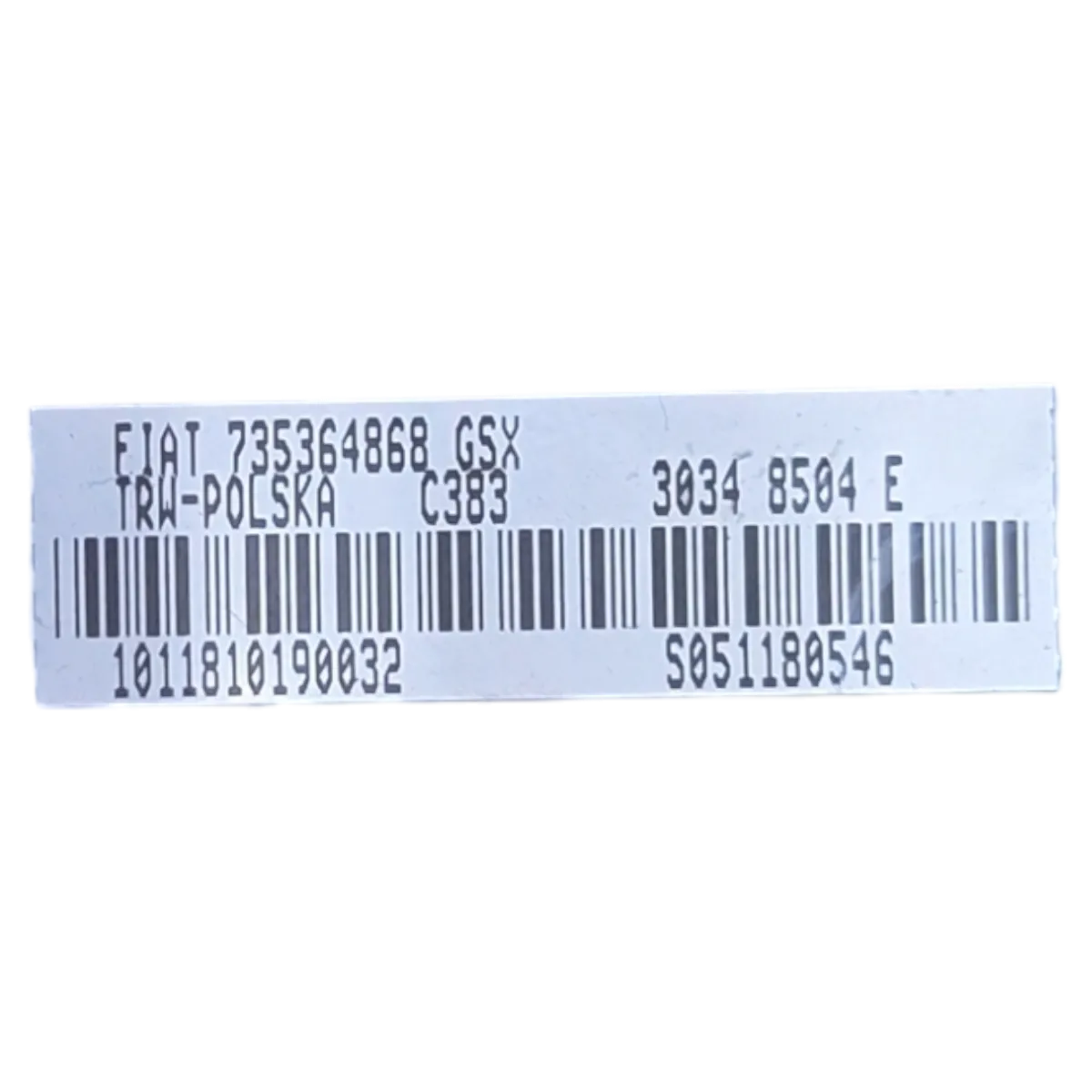 Fiat Panda   03-11   airbag/zračni jastuk suvozača     735364868