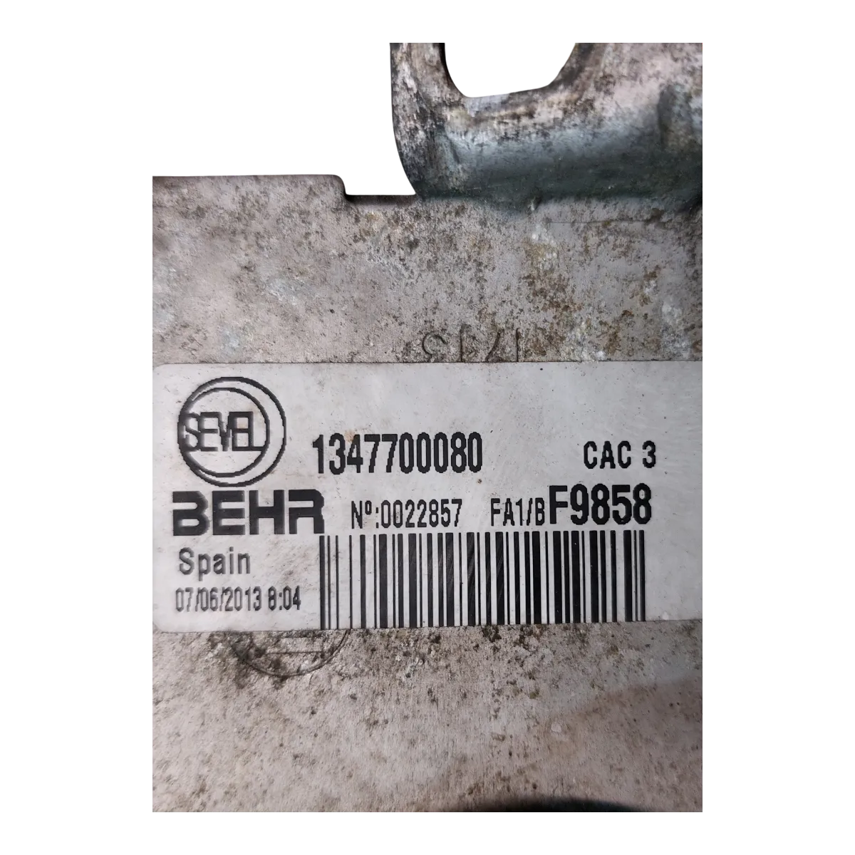 Peugeot Boxer III 2.2 HDI 06-14  hladnjak zraka -intercooler  1347700080