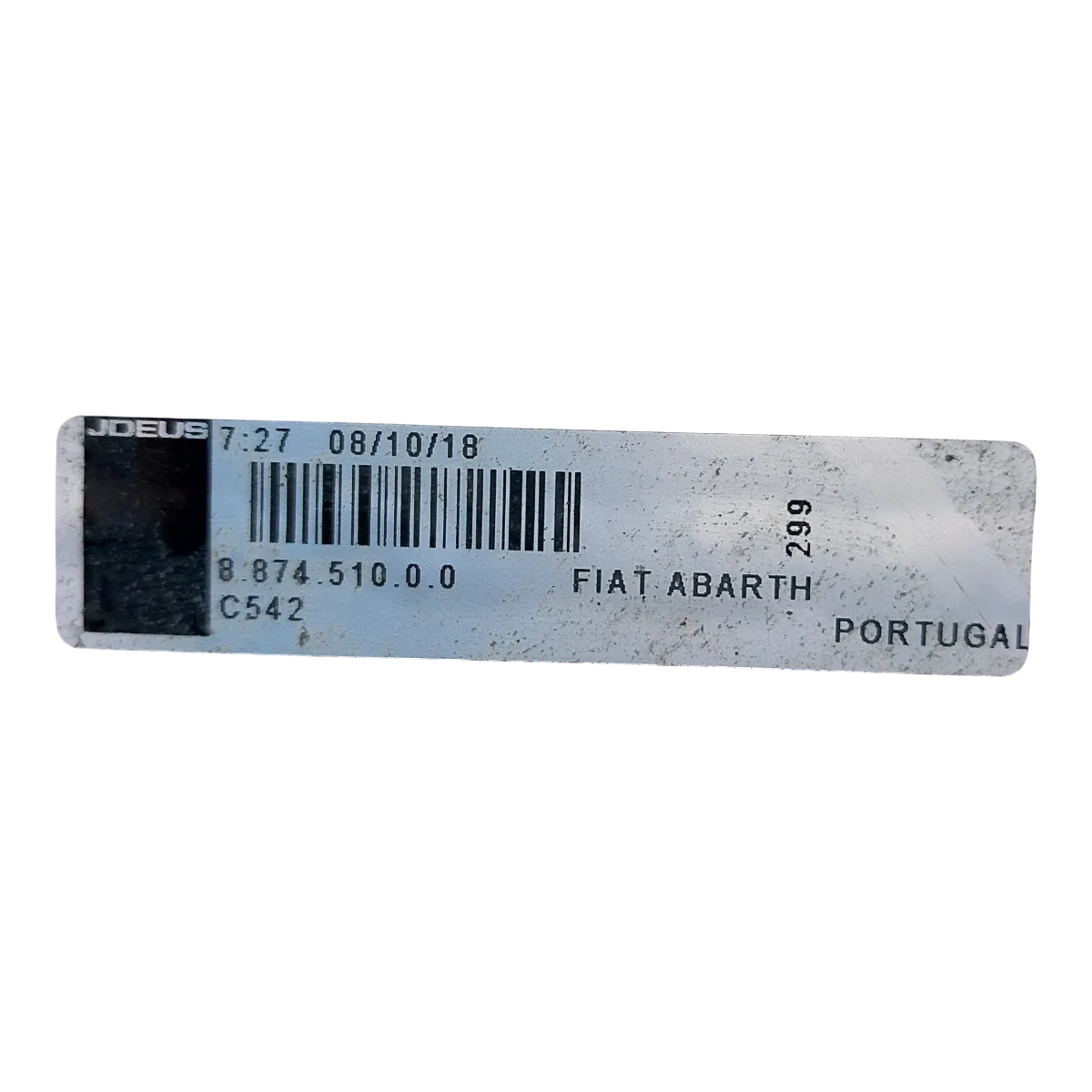 Fiat 500 Abarth  1.4 Turbo  07-      hladnjak zraka -intercooler   51819187   887451000