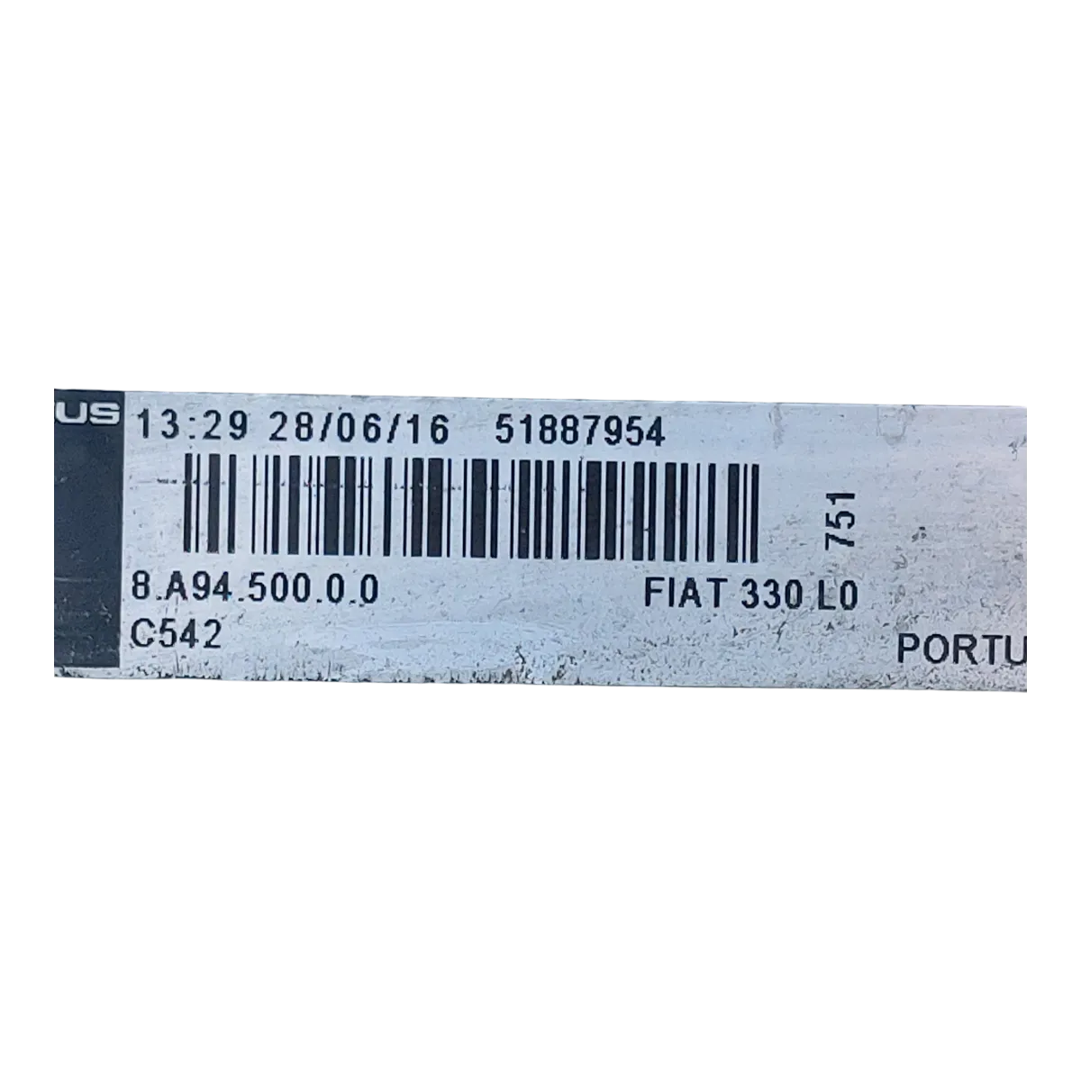 Fiat Tipo  II  1.6  M-jet  15-     hladnjak zraka -intercooler   51887954   51964106