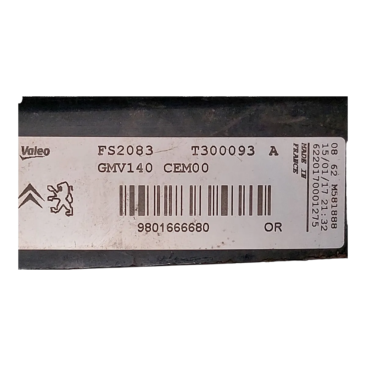 Citroen C4 Cactus  1.6 HDI  14-20  ventilator hladnjaka motora 9801666680 9801559180 1610781580