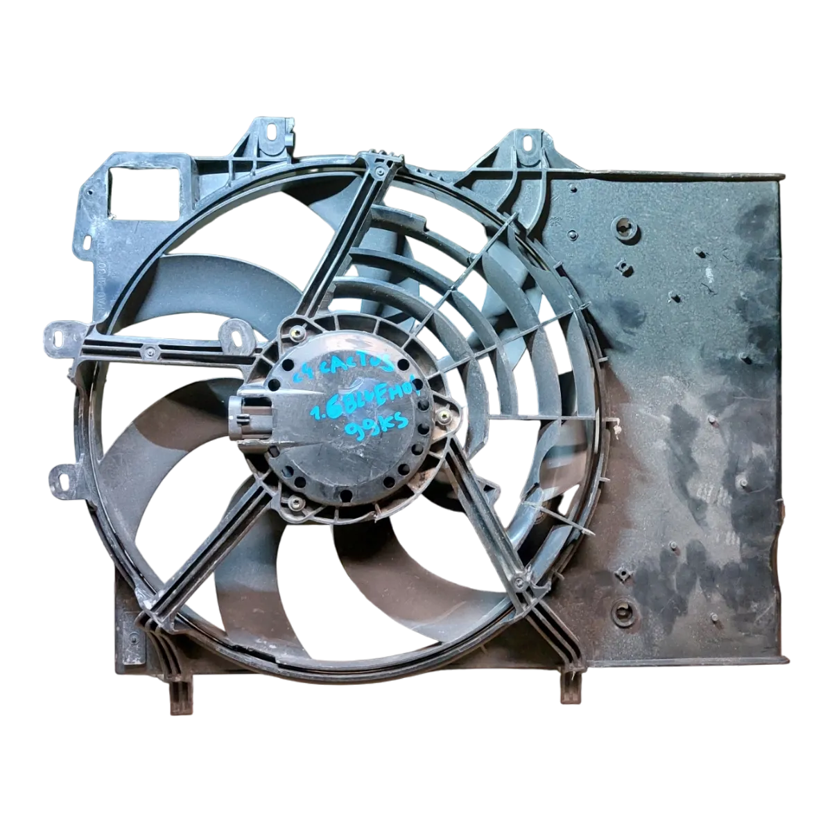 Citroen C4 Cactus  1.6 HDI  14-20  ventilator hladnjaka motora 9801666680 9801559180 1610781580