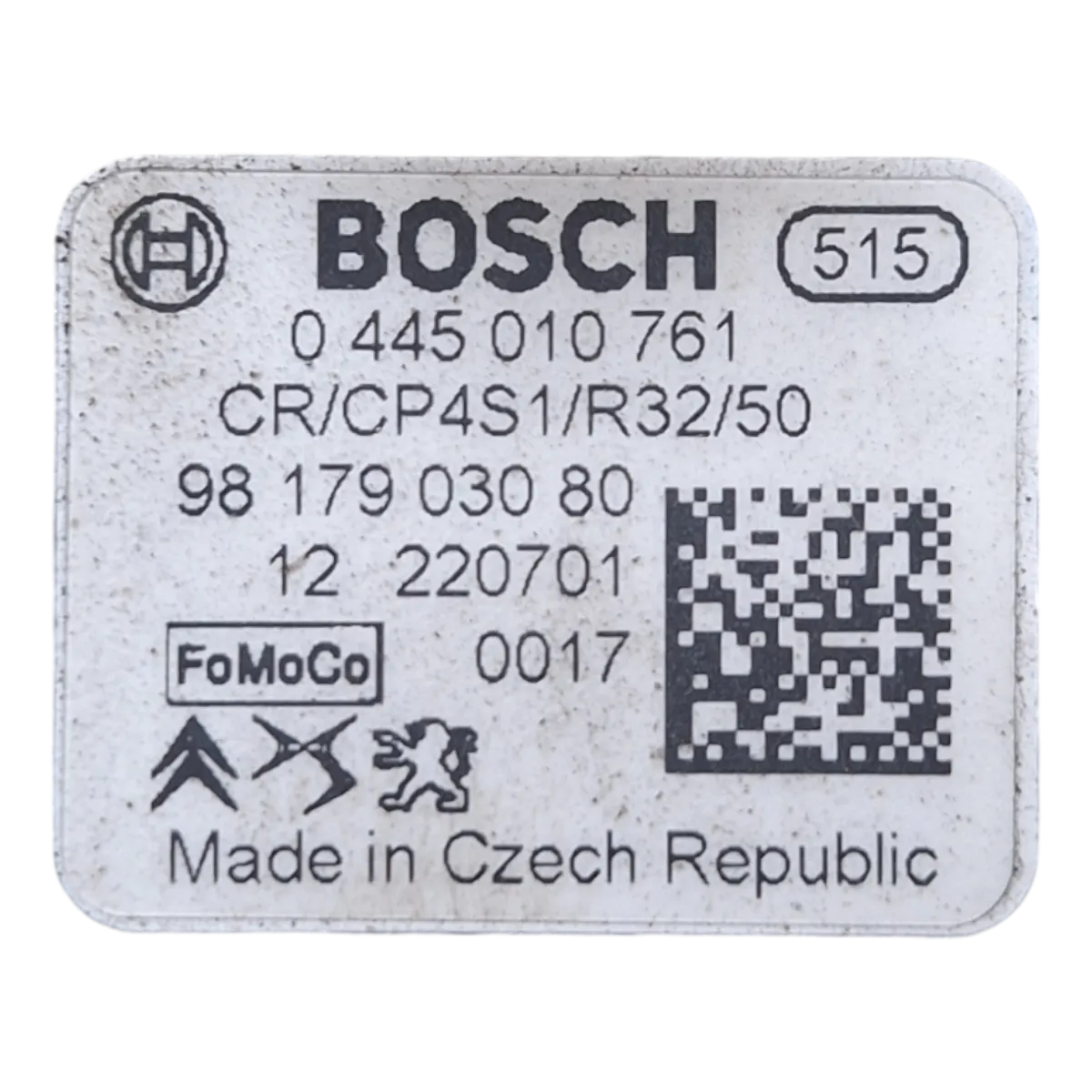 Peugeot 5008  P87  1.5 HDI  17-    visokotlačna pumpa goriva    0445010761 9817903080