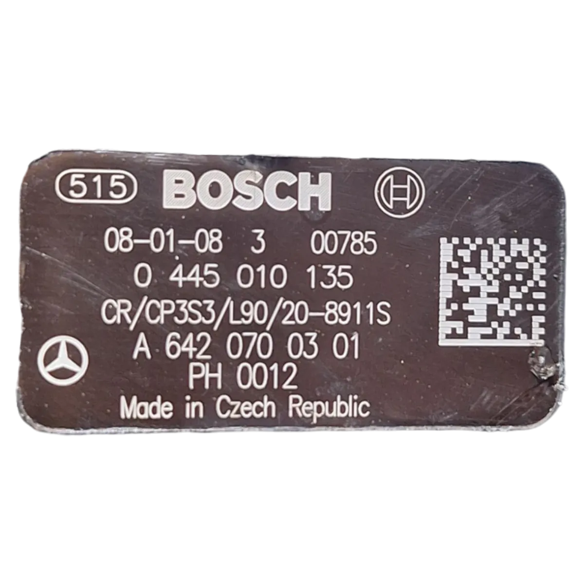 Mercedes-Benz  E-CLASS  W211  3.2 CDI  02-09   visokotlačna pumpa goriva     0445010135  A6420700301  A6420109520