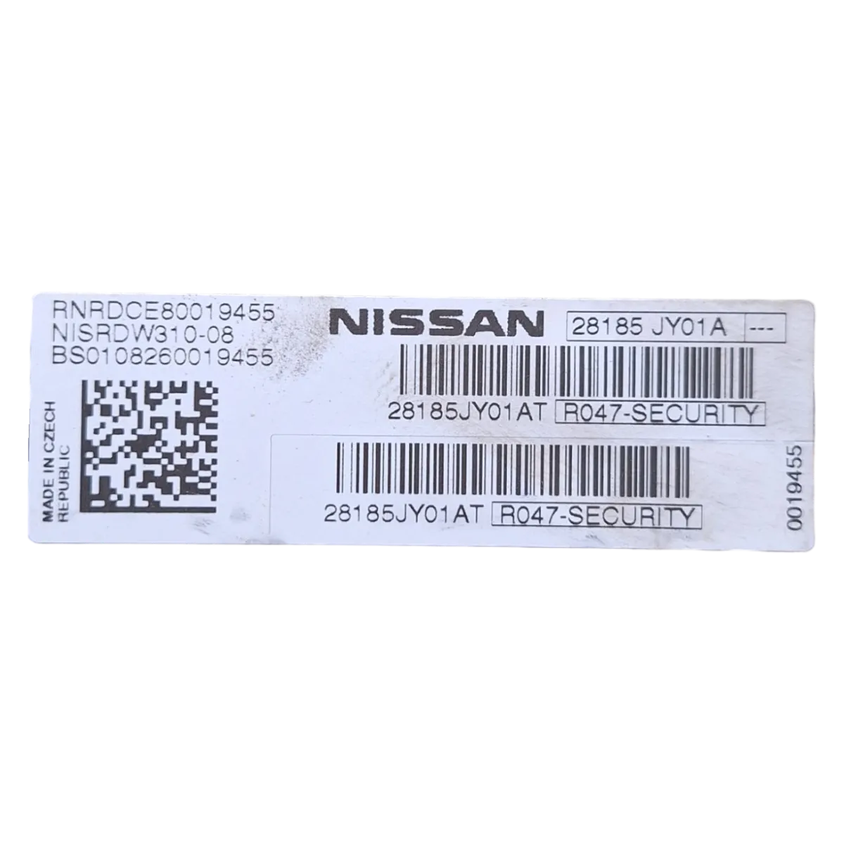 Renault Koleos I    06-15   radio/CD    28185JY01A