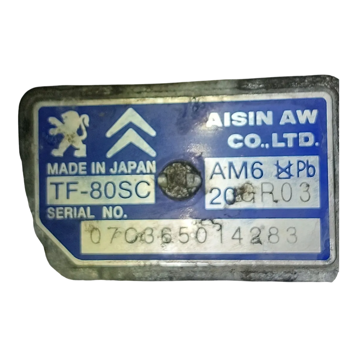 Peugeot 308 2.0 HDI  07-13   automatski mjenjač / getriba  TF80SC   20GR03