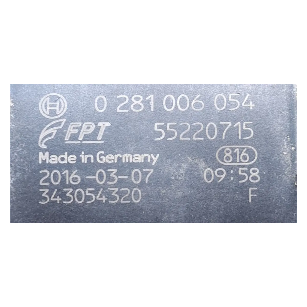 Fiat Doblo III 1.6 M-jet 10-22  mjerač protoka zraka   0281006054  55220715  55206759  71750589