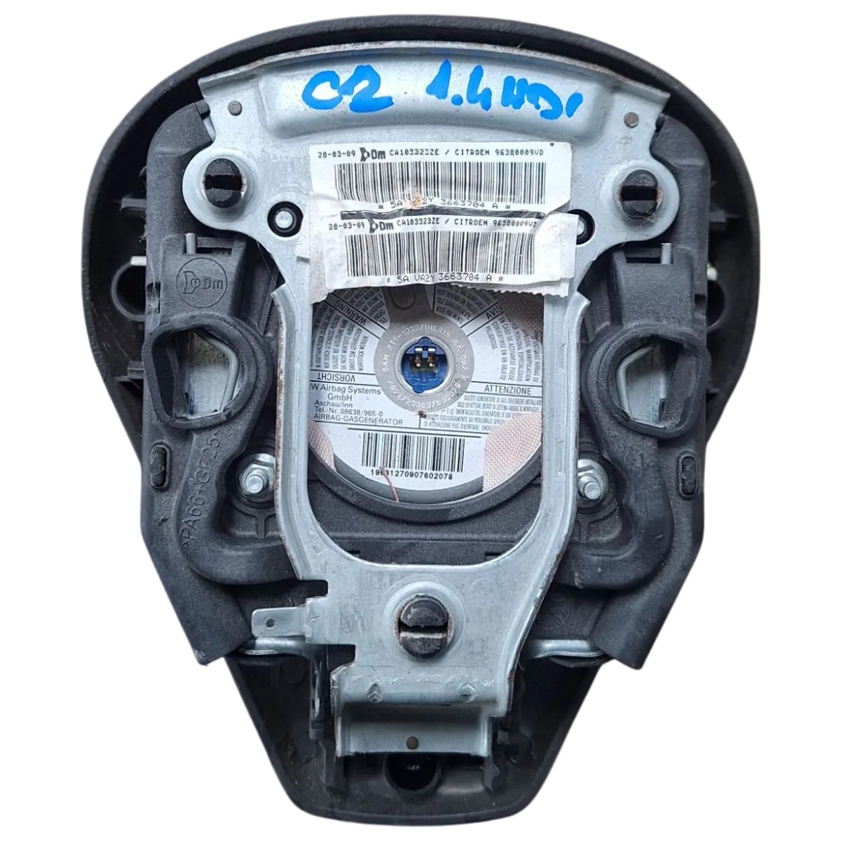 Citroen C2   03-09   airbag/zračni jastuk volana    96380009UD