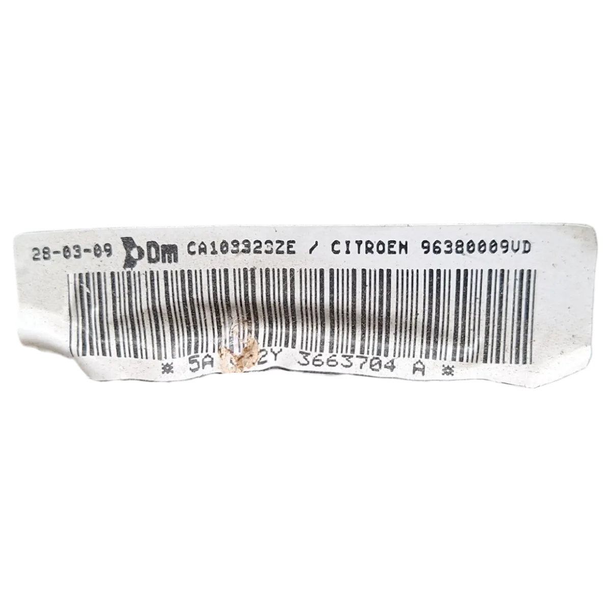 Citroen C2   03-09   airbag/zračni jastuk volana    96380009UD