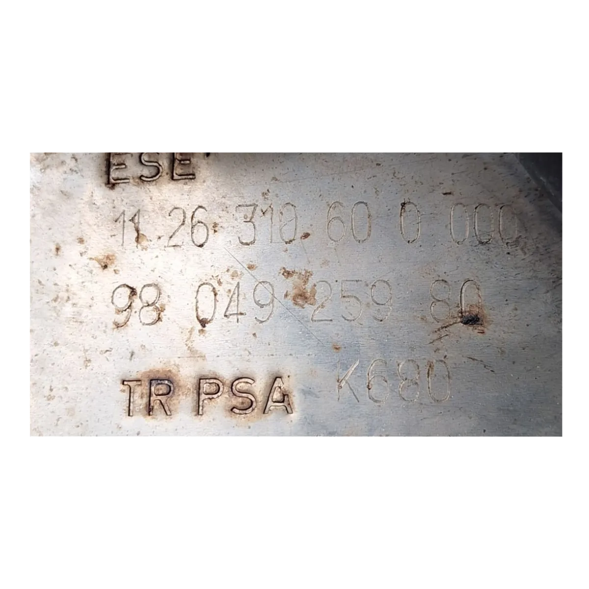 Peugeot  Expert IV 2.0 HDI 16-    katalizator   9804925980  112631060000   TR PSA K680