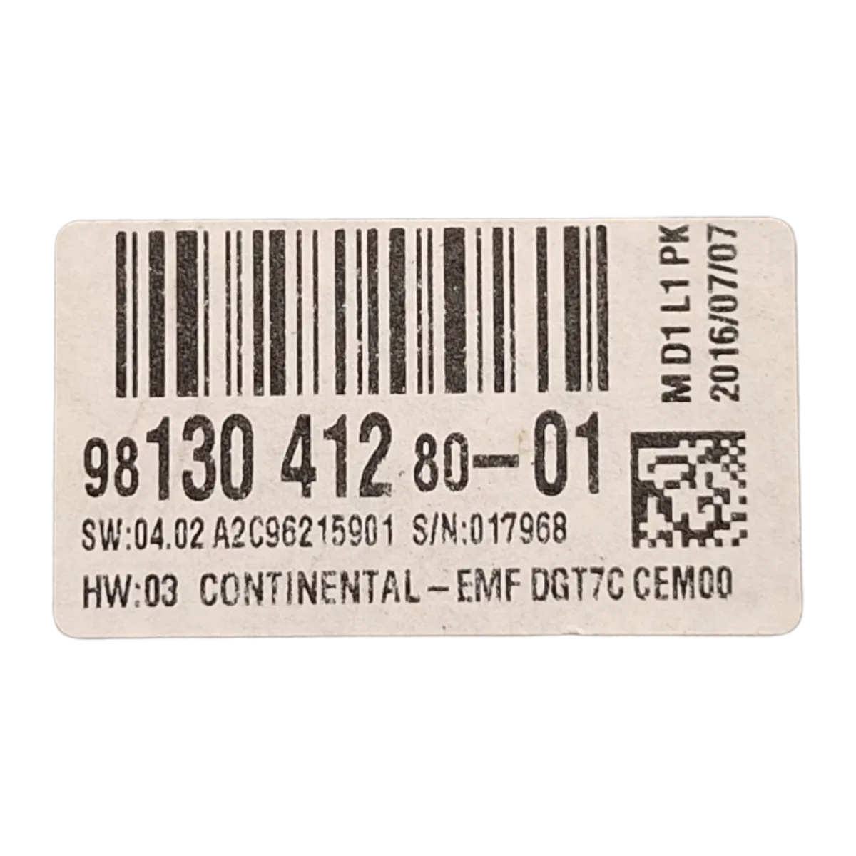 Peugeot Expert   IV  16-    display   9813041280   A2C96215901