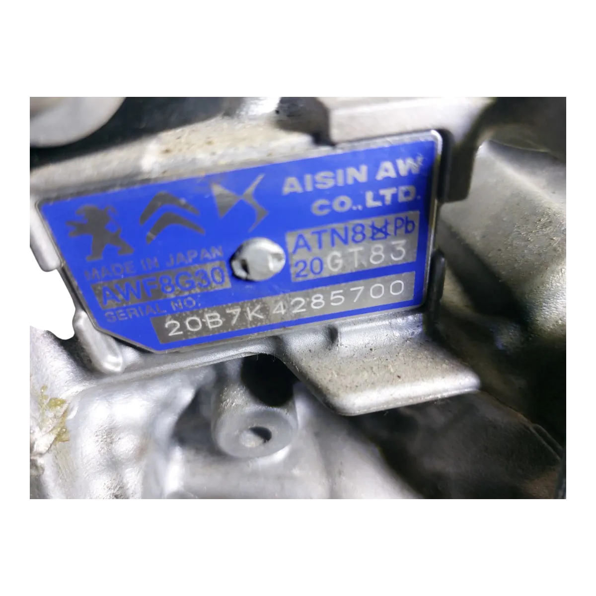 Peugeot 3008 P84 1.2 THP 16- automatski mjenjač / getriba 20GT83 AWF8G30