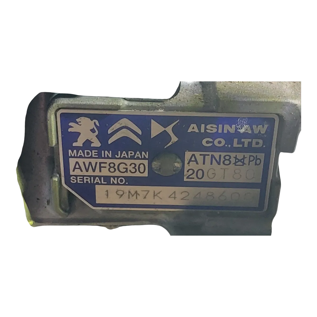 Citroen  C5 Aircross  1.5 HDI  17-      automatski mjenjač / getriba 20GT80 AWF8G30