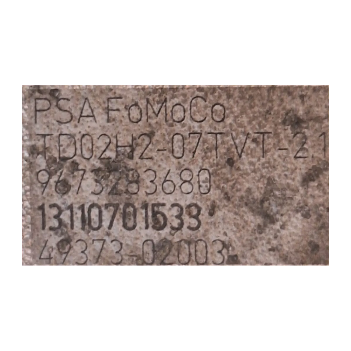 Citroen  C3  A51 1.6 HDI  09-15    turbina   9673283680   4937302003