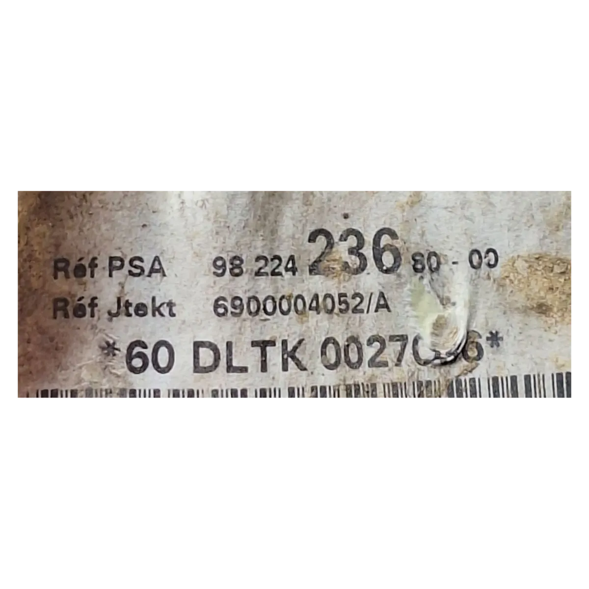 Citroen C4 Cactus  1.6 HDI  EURO VI  14-18   letva volana   9822423680   6820000190