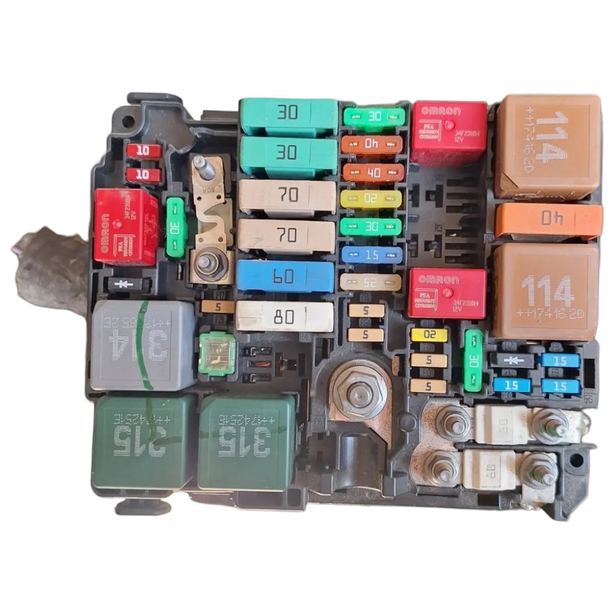 Citroen C4 Cactus   14-18   BSM   vanjska kutija osigurača    9804848580  A006C8