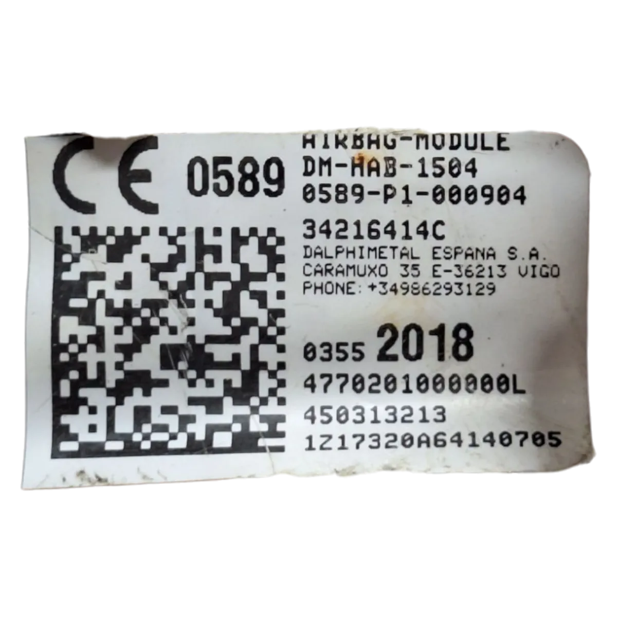 Citroen C3 Aircross  18-       zračna zavjesa lijeva    34216414C