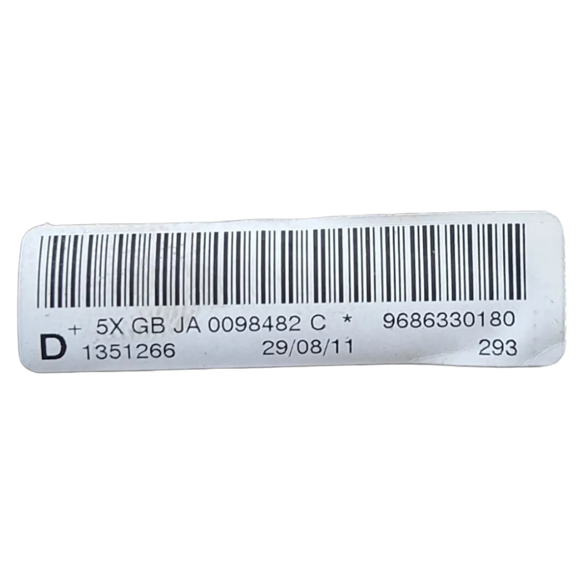 Peugeot 508  SW  09-16   zračna zavjesa desna    9686330180