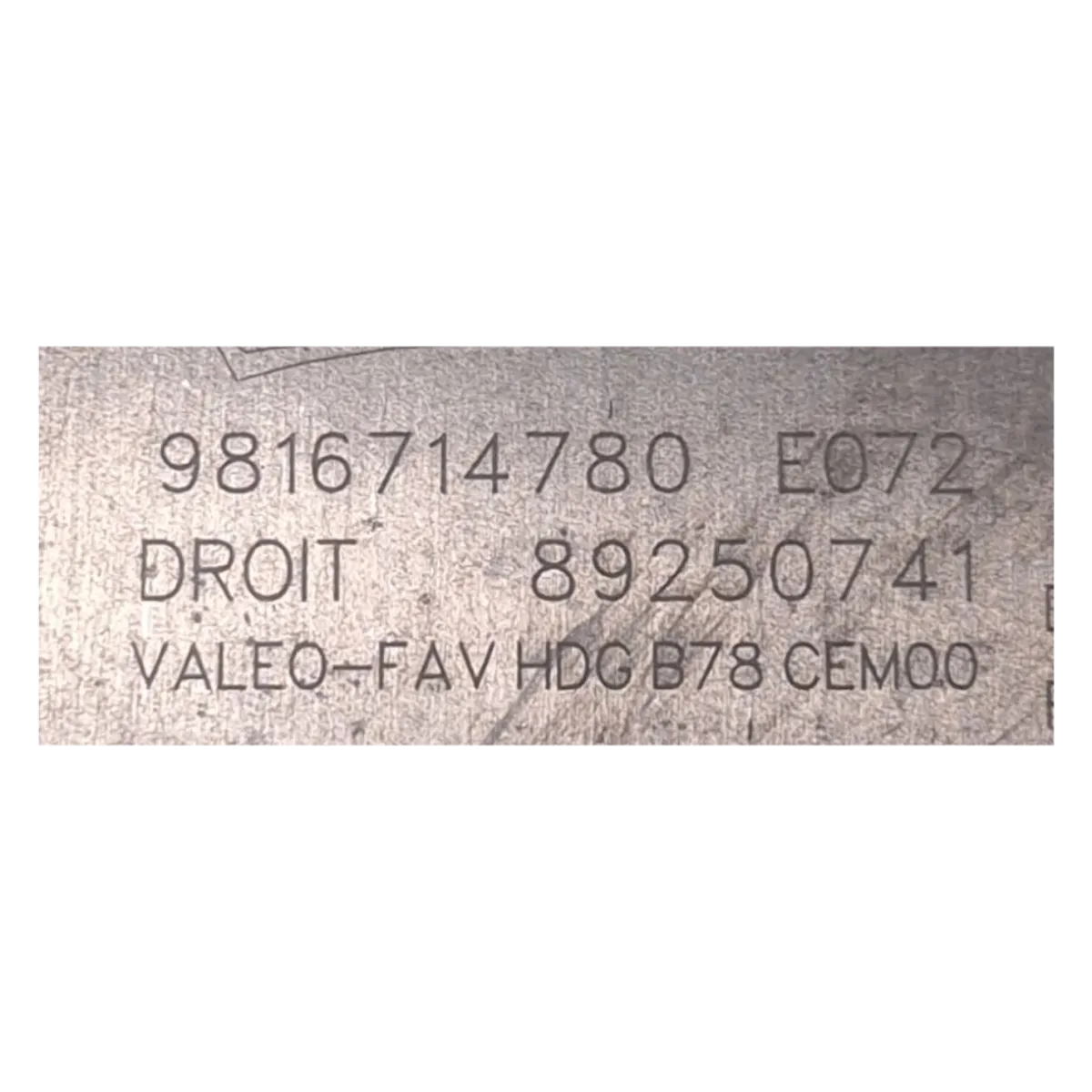 Citroen C4 Picasso Space Tourer 14-22   dnevno svjetlo desno    9816714780