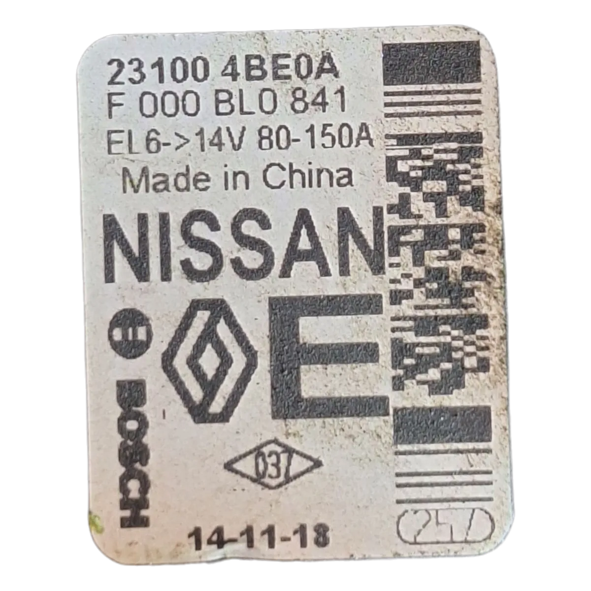 Nissan X-Trail  1.6 DCI  13-22   alternator    231004BE0A   F000BL0841