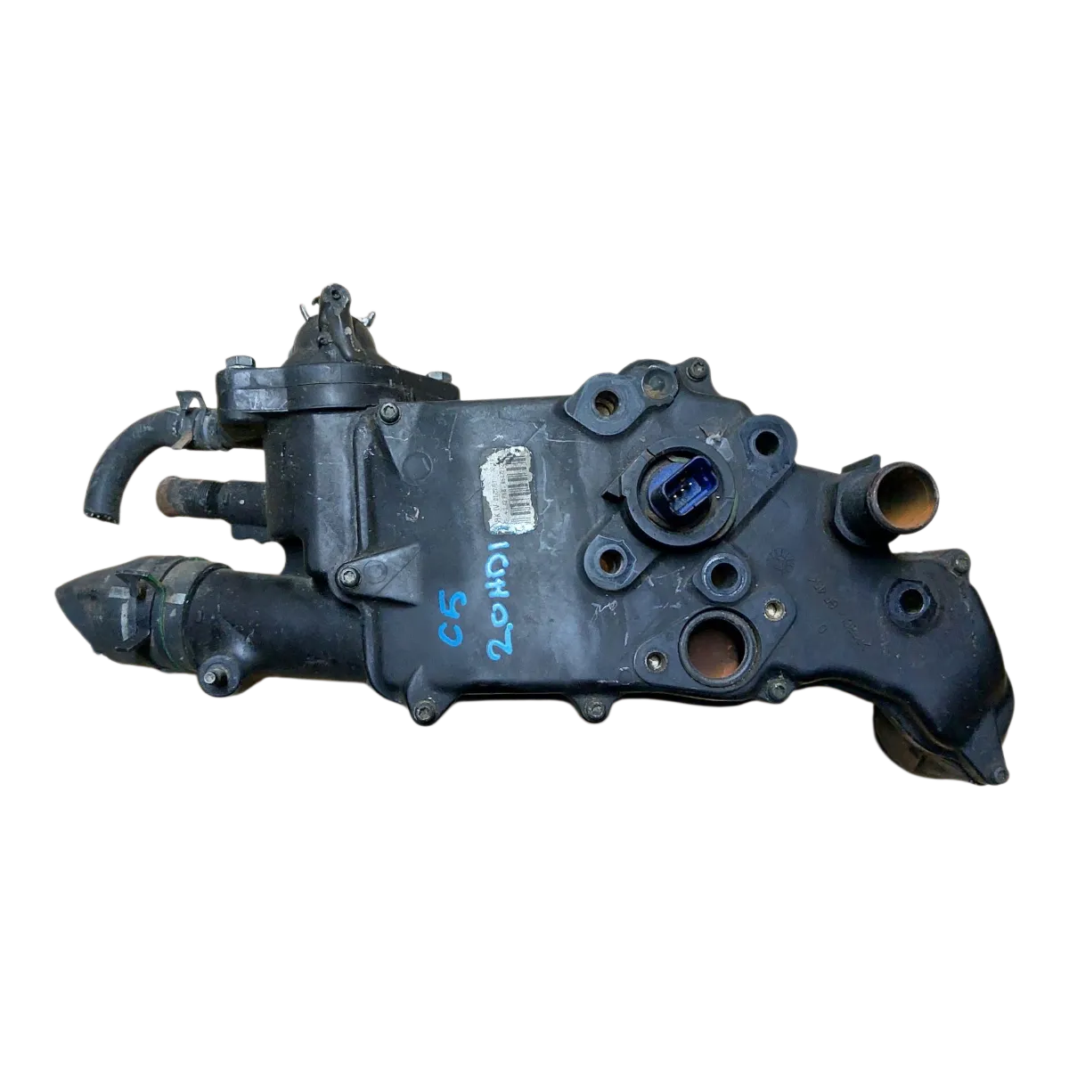 Citroen  C5  2.0 HDI  00-08   termostat - kučište  9643212480