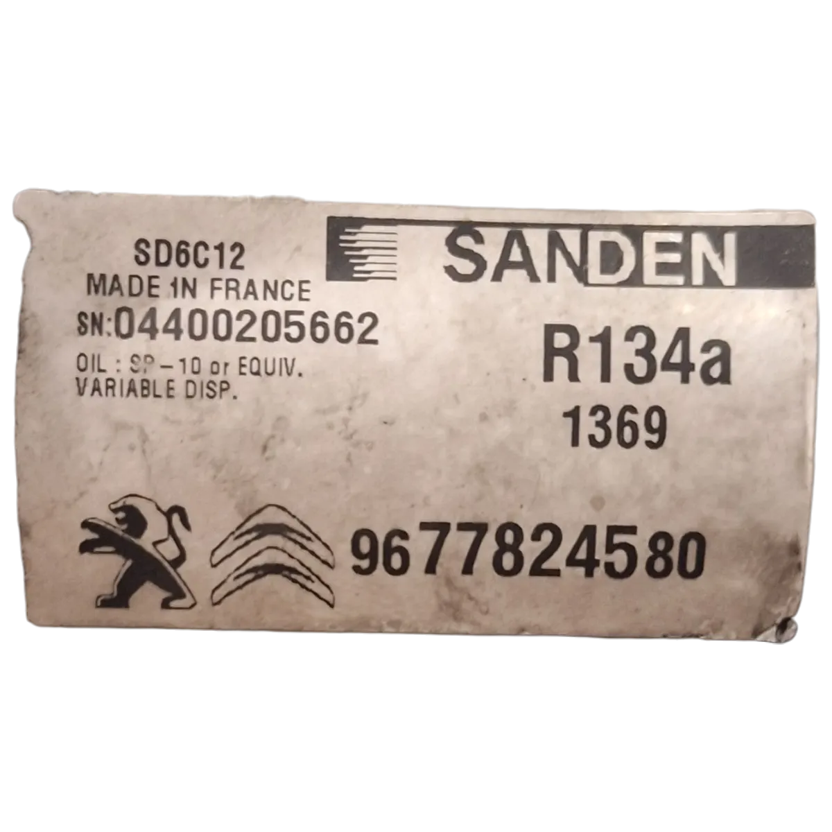 Peugeot 508  2.0 HDI  09-18    kompresor klime   9677824580