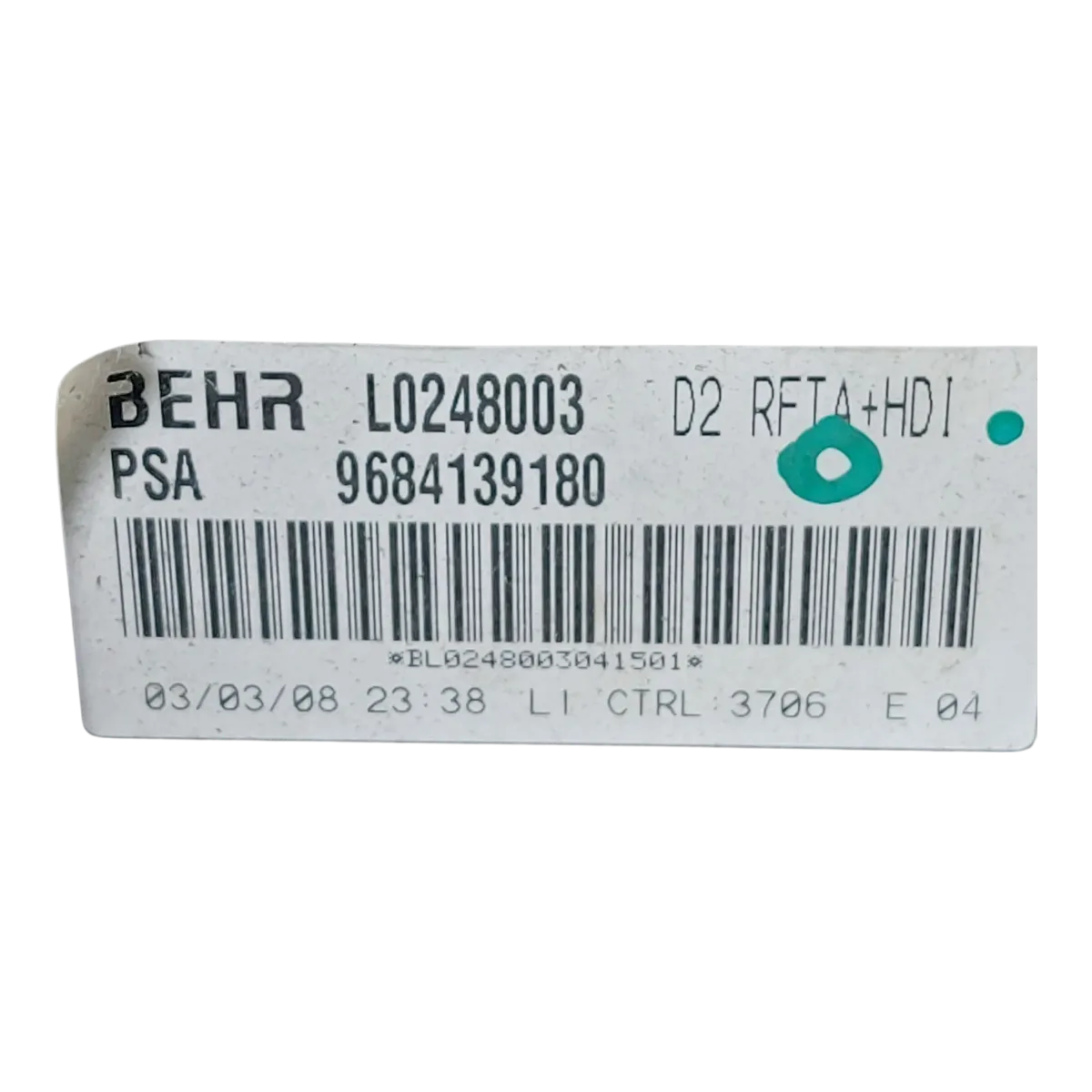 Peugeot 407   04-10   ventilacijska kutija   9684139180 L0248003   automatska dvozonska klima