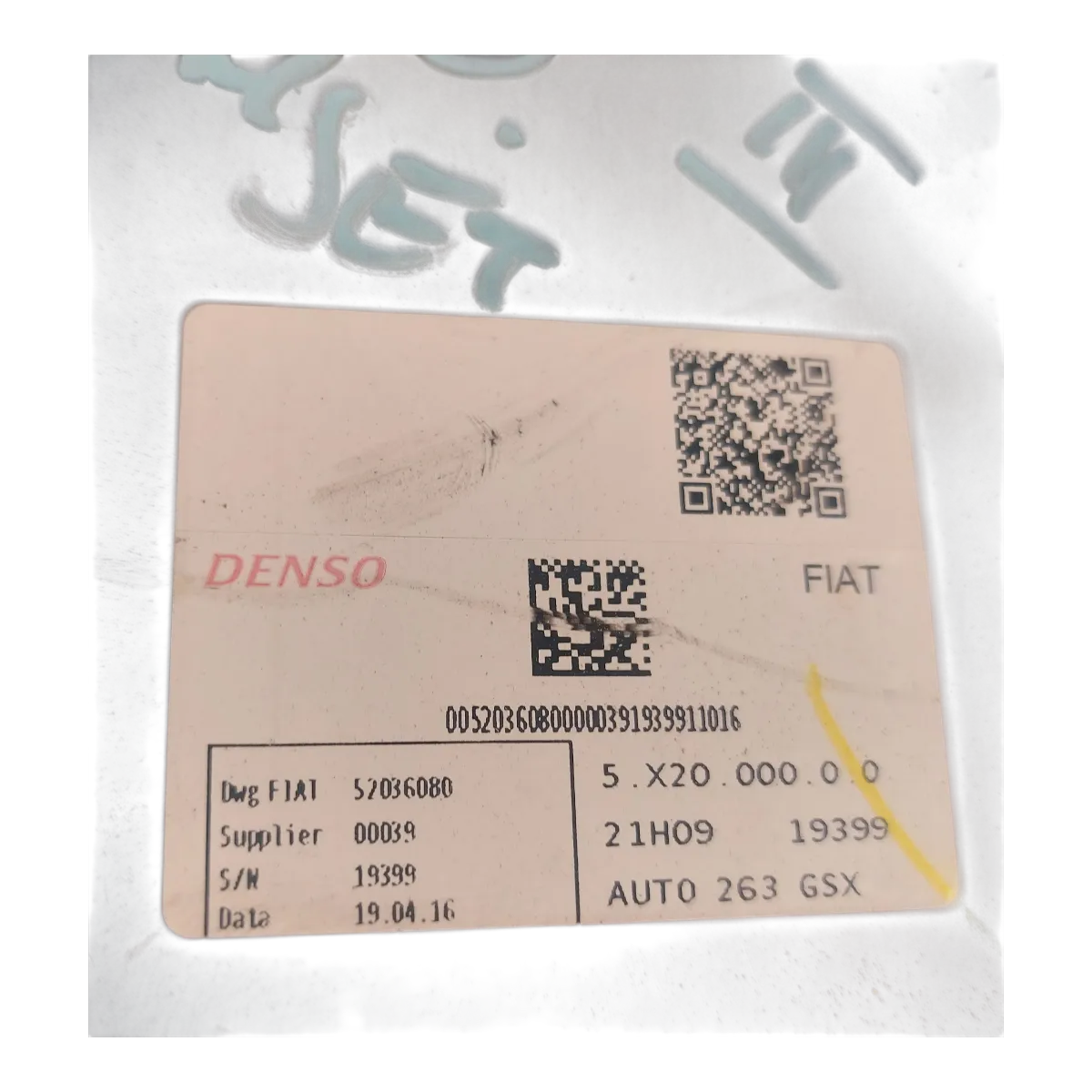 Fiat Doblo III   10-22    ventilacijska kutija automat. klima   52036080   517800040