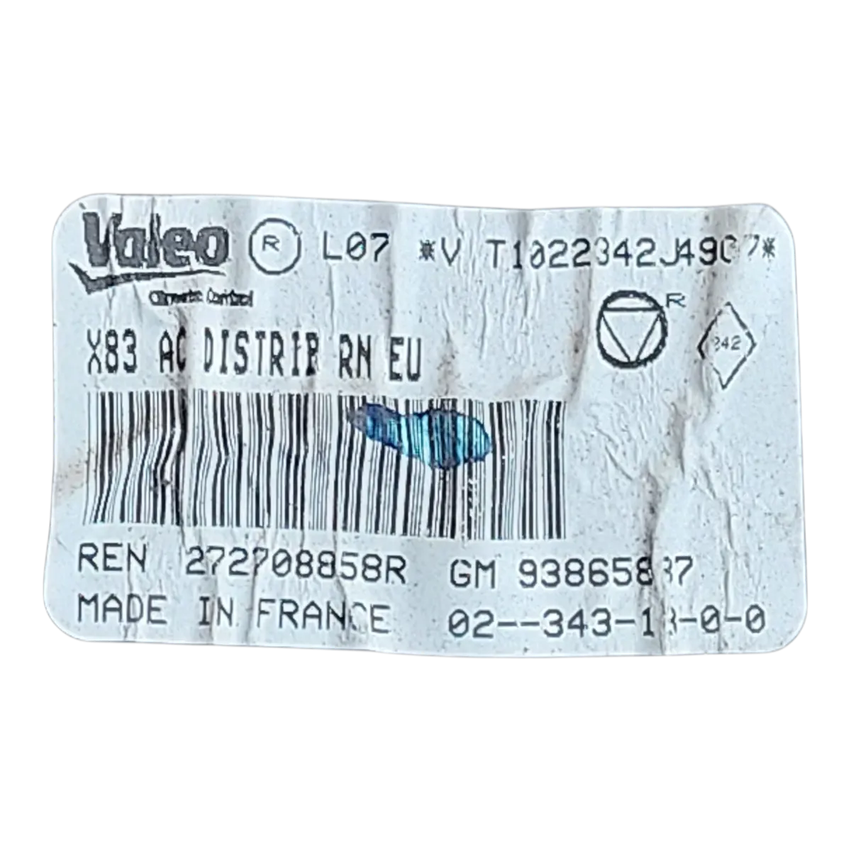 Opel Vivaro   06-14    ventilacijska kutija   272708858R